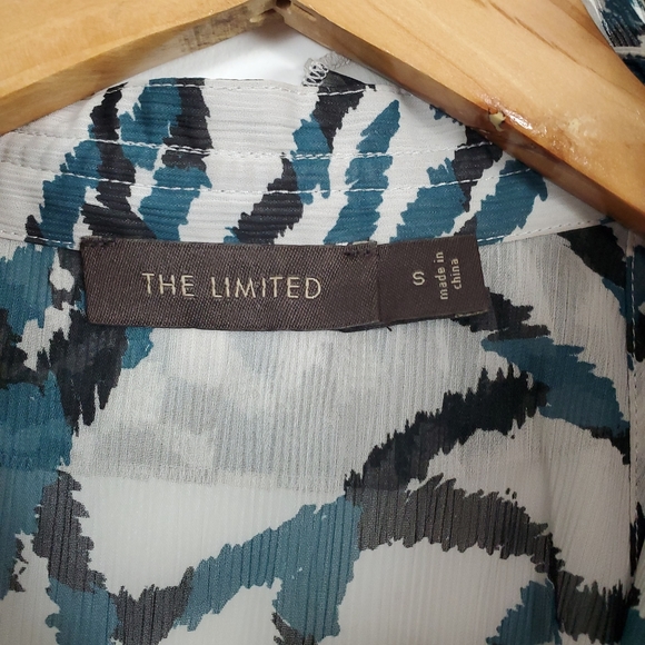 The Limited frilly button up tank, small - Picture 3 of 5